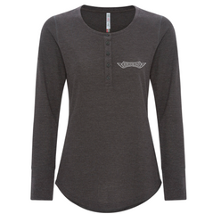 Ladies Long Sleeve Henley